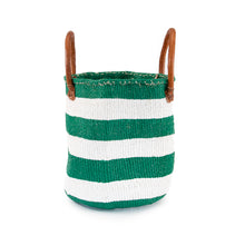 Load image into Gallery viewer, Sisal and Recycled Plastic Basket - Striped (Large)