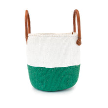 Load image into Gallery viewer, Sisal and Recycled Plastic Basket - Block Stripe (Large)