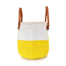 Load image into Gallery viewer, Sisal and Recycled Plastic Basket - Block Stripe (Large)