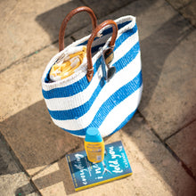 Load image into Gallery viewer, Sisal and Recycled Plastic Basket - Striped (Medium)