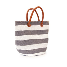 Load image into Gallery viewer, Sisal and Recycled Plastic Basket - Striped (Medium)