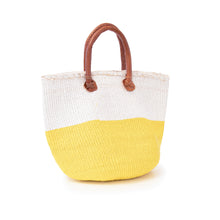 Load image into Gallery viewer, Sisal and Recycled Plastic Basket - Block Stripe (Large)