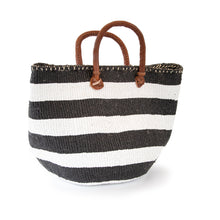 Load image into Gallery viewer, Sisal and Recycled Plastic Basket - Striped (Medium)
