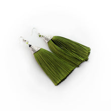 Load image into Gallery viewer, Tassel Statement Earrings