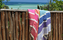 Load image into Gallery viewer, Rainbow Stripe Towel