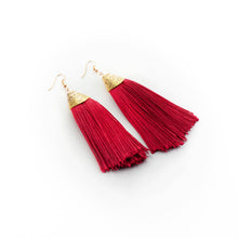 Load image into Gallery viewer, Tassel Statement Earrings