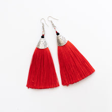 Load image into Gallery viewer, Tassel Statement Earrings