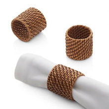 Load image into Gallery viewer, Rattan Napkin Ring Holders