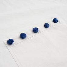 Load image into Gallery viewer, Navy Pom Pom Apron