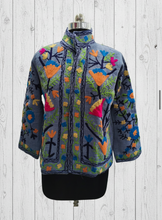 Load image into Gallery viewer, Velvet and Cotton Suzani Jackets