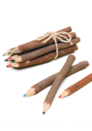 Rustic Wooden Pencils (pack of 10)