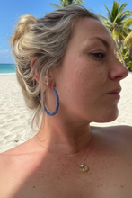 Load image into Gallery viewer, Beaded Hoop Earrings
