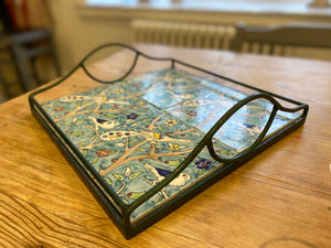 Heavy Vintage Botanical Tray