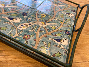 Heavy Vintage Botanical Tray