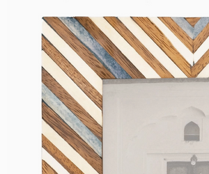 Costal Stripe Frame 7"x 5"