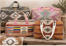 Load image into Gallery viewer, Western Aztec Duffle Bag