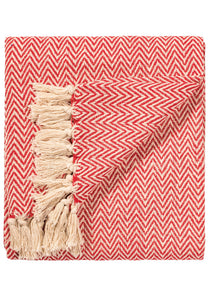 Chevron Soft Recycled Cotton Handloom Throw