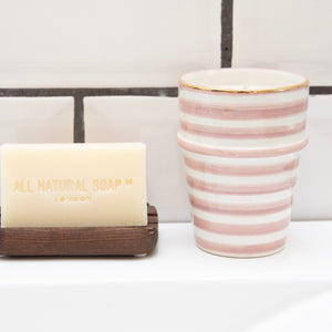 Moroccan Oriental Candle - Pink Stripe