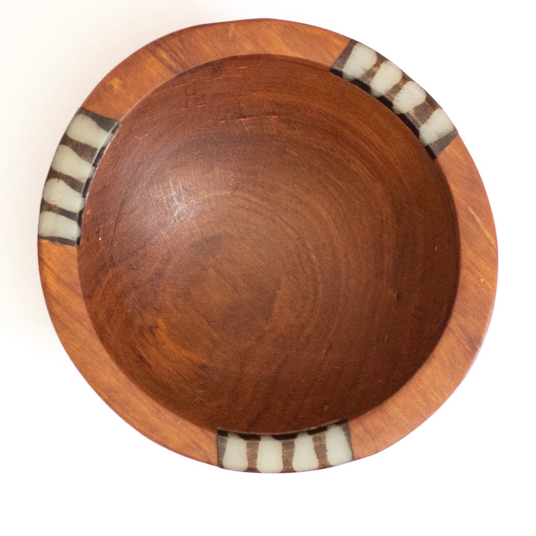 Hand-Carved Olive Wood Bowl
